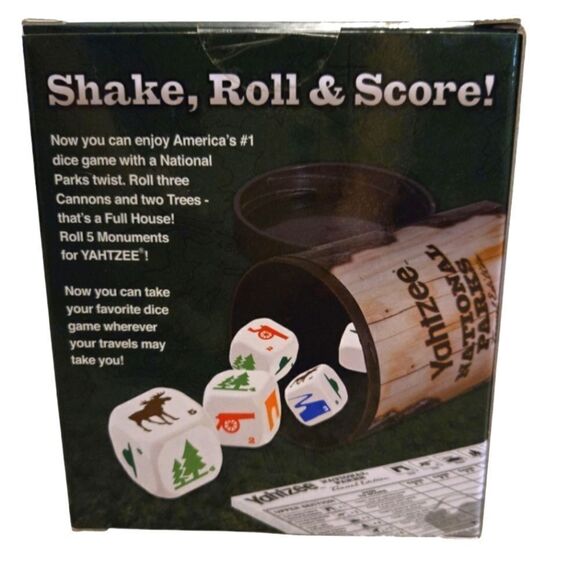 NIB YAHTZEE NATIONAL PARKS TRAVEL EDITION - Picture 2 of 4